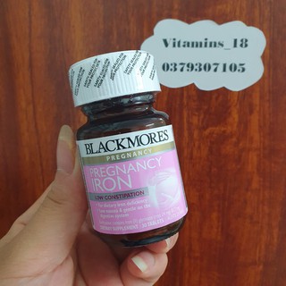 Viên sắt bầu Blackmores Pregnancy Iron 30 viên