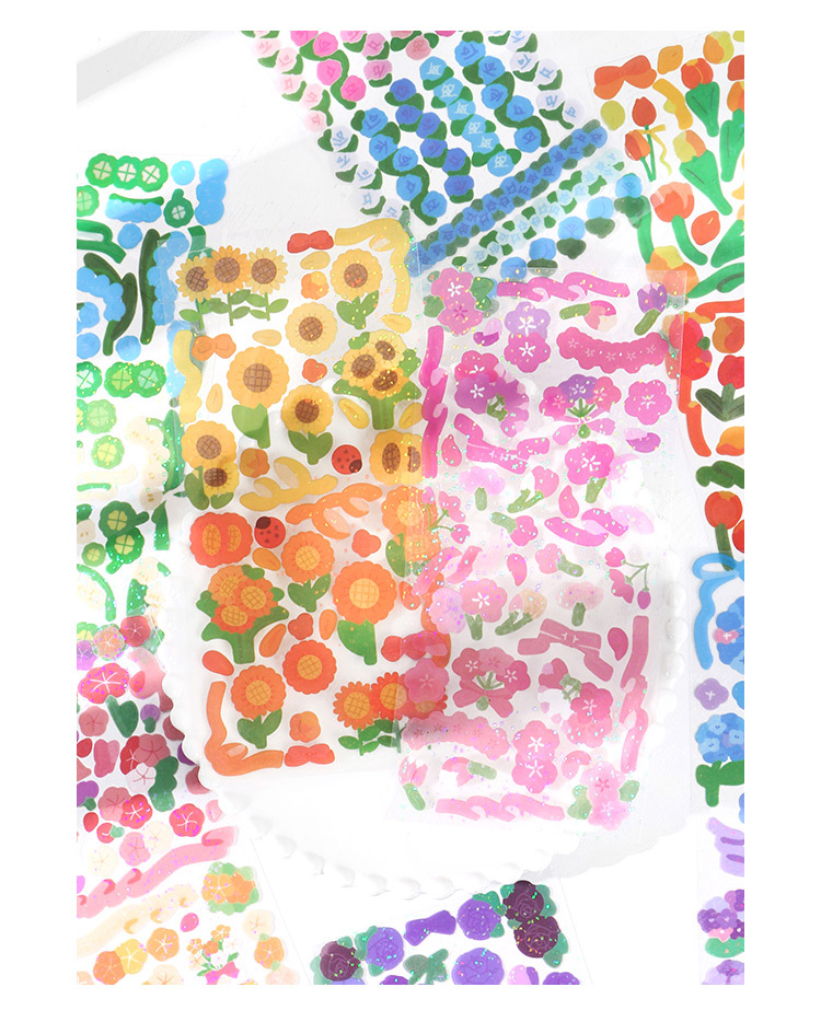 Tờ nhãn dán nhiều mẫu xinh xắn tùy chọn trang trí đồ thủ công tiện dụng