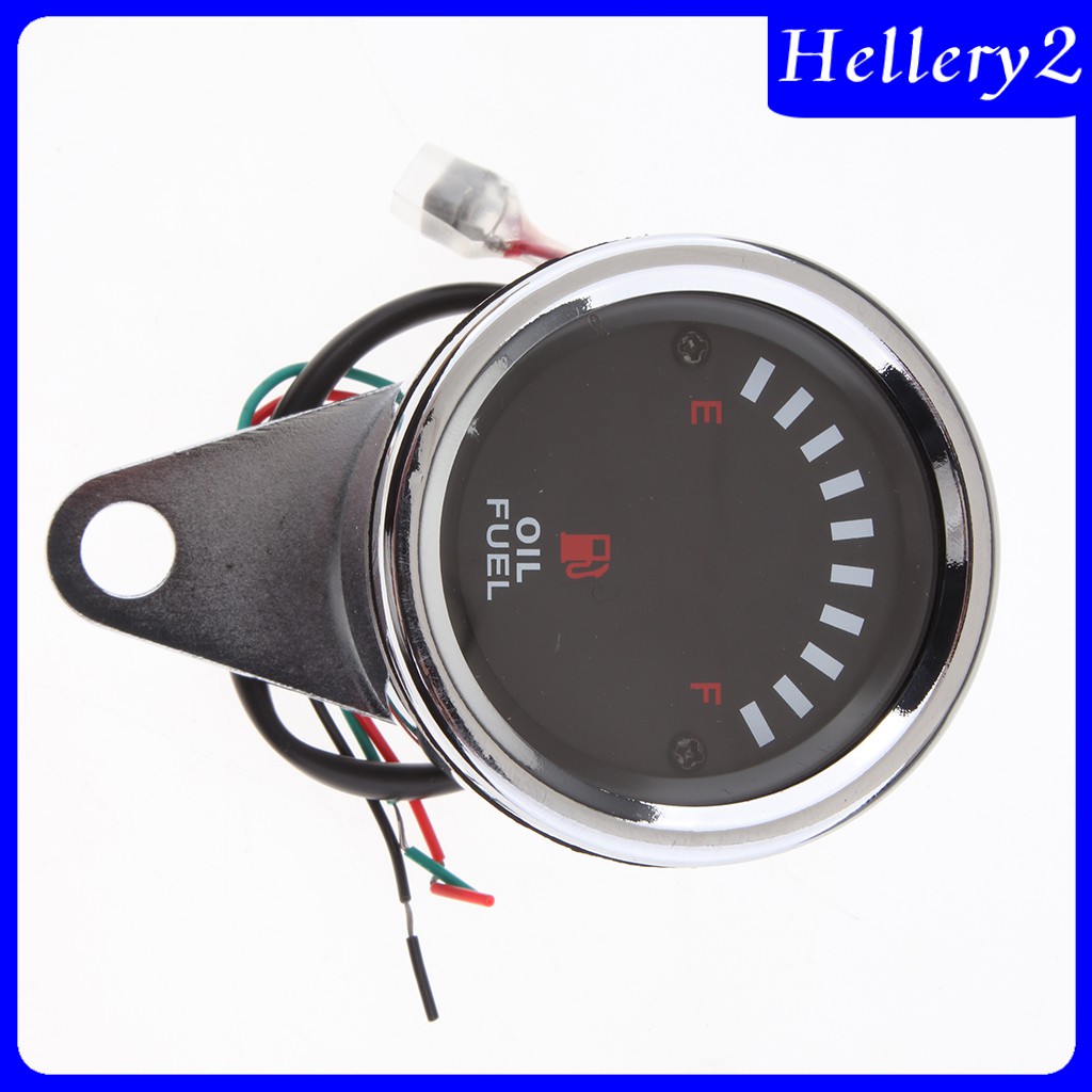 Đồng Hồ Đo Mức Nhiên Liệu Có Đèn LED DC 12 V 6.5cm 2 Cho Xe Mô Tô Yamaha