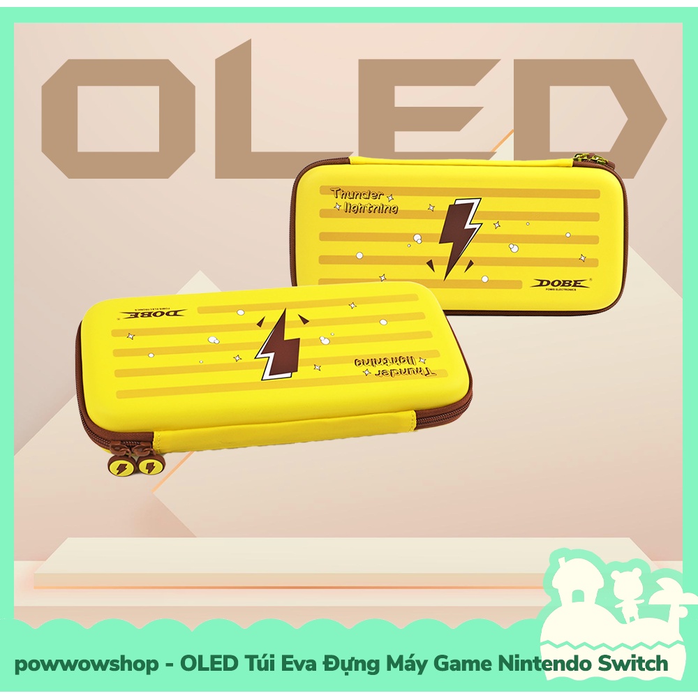 [Sẵn VN - Hỏa Tốc] OLED Túi EVA Đựng Máy Game Nintendo Switch OLED Dobe Thunder