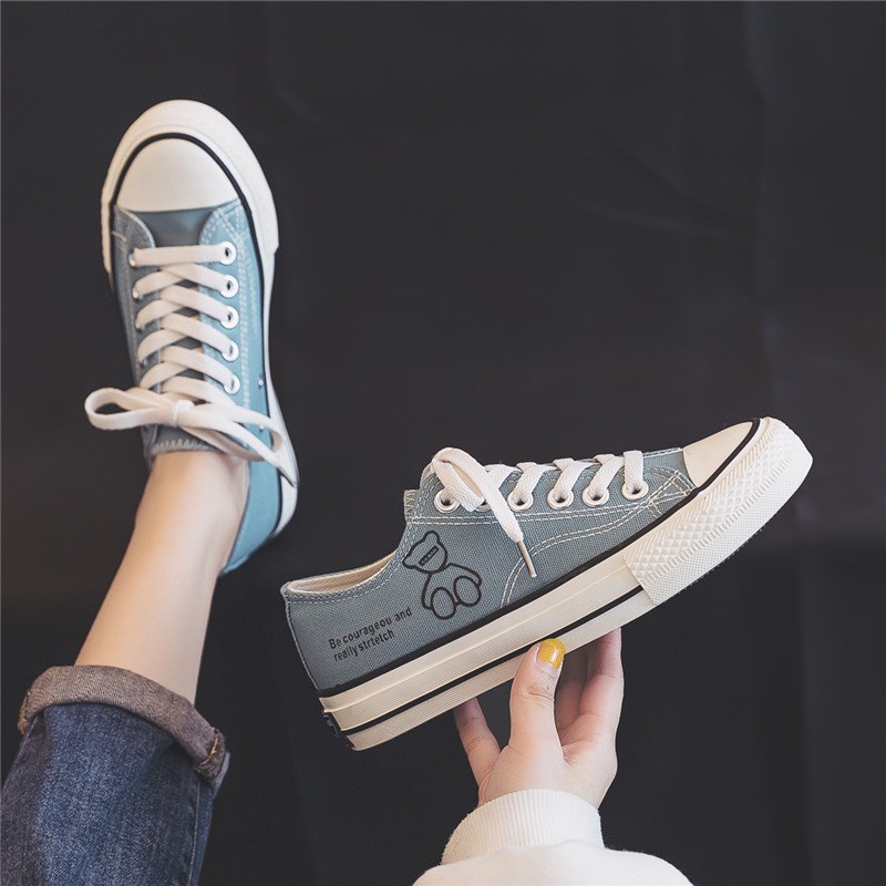 [Mã SKAMFS114M giảm 10% đơn 100K] Giày thể thao nữ MWC giày sneaker nữ vải in hình cute đế bằng năng động NUTT - 0545