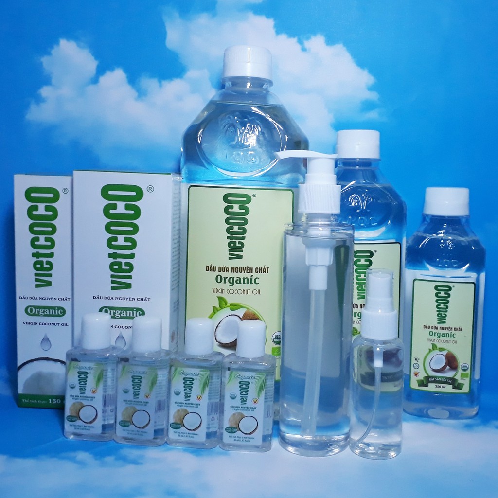 Dầu Dừa Tinh Khiết Chai 1000ml Ép Lạnh Vietcoco Nấu Ăn Hoặc Dưỡng Tóc Óng Mượt, Dưỡng Da Trắng Sáng Better Life