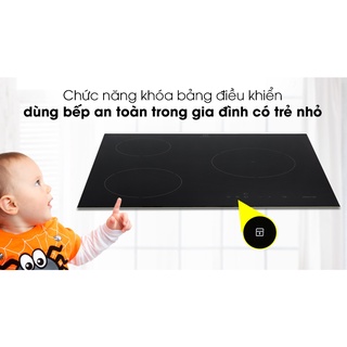 [HÀNG CHÍNH HÃNG]Bếp từ 3 vùng nấu lắp âm Electrolux E6203IOK