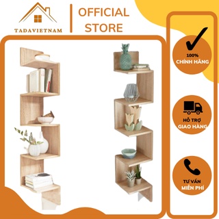 Kệ góc treo tường vách ngăn chất liệu MDF phủ Melamin cao cấp TADA