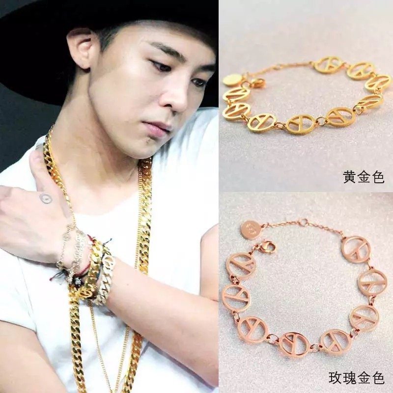 Vòng Tay Thép Titan Mạ Vàng Hồng Chống Nước Chống Mồ Hôi Không Phai Màu Phong Cách Âu Mỹ Cá Tính Tùy Chỉnh Cho Nữ
