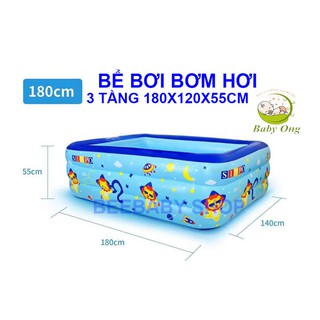Bể bơi phao bơm hơi cho bé hãng sinpo