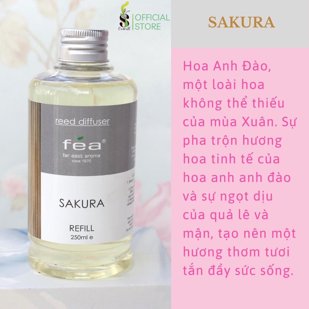 [REFILL] Tinh Dầu Thơm Phòng Nước Hoa Để Phòng Ngủ 250ML (Fea - Since 1972)