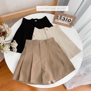Quần short vải chun sau