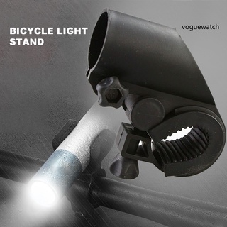 RTR Bike Lamp Mount Sturdy Wear-resistant Plastic Non-slip Bike Flashlight Holder for Road thumbnail
