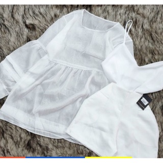 Set bộ hai dây kèm chân váy quần