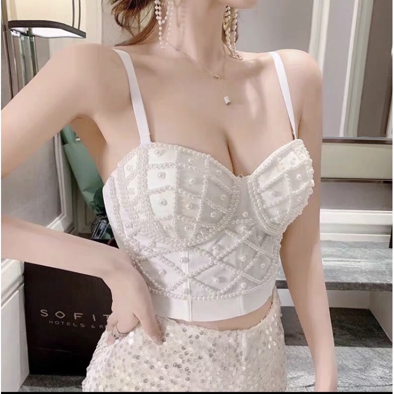 Corset đính hạt cườm sexy