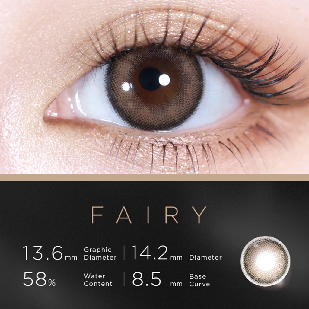 Hộp 10 kính áp tròng Moody Fairy dòng SMFK*14.2mm sử dụng hàng ngày