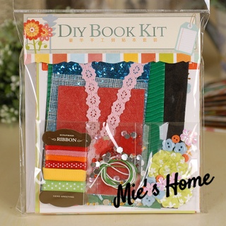 Bộ Kit Book DIY làm Bullet Journal 3D Hoa cỏ Phong cách cá tính Tự làm sổ tay Thiệp mừng Khéo tay Handmade - MIE Shop