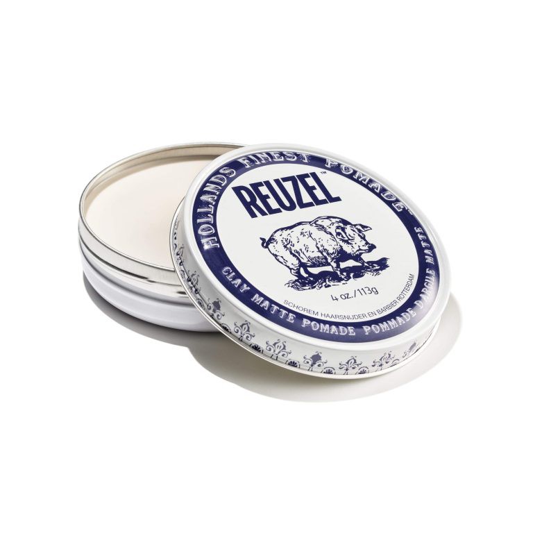 Sáp vuốt tóc Reuzel Clay Matte Pomade GIỮ NẾP VỪA - KHÔNG BÓNG - TAN TRONG NƯỚC 35g