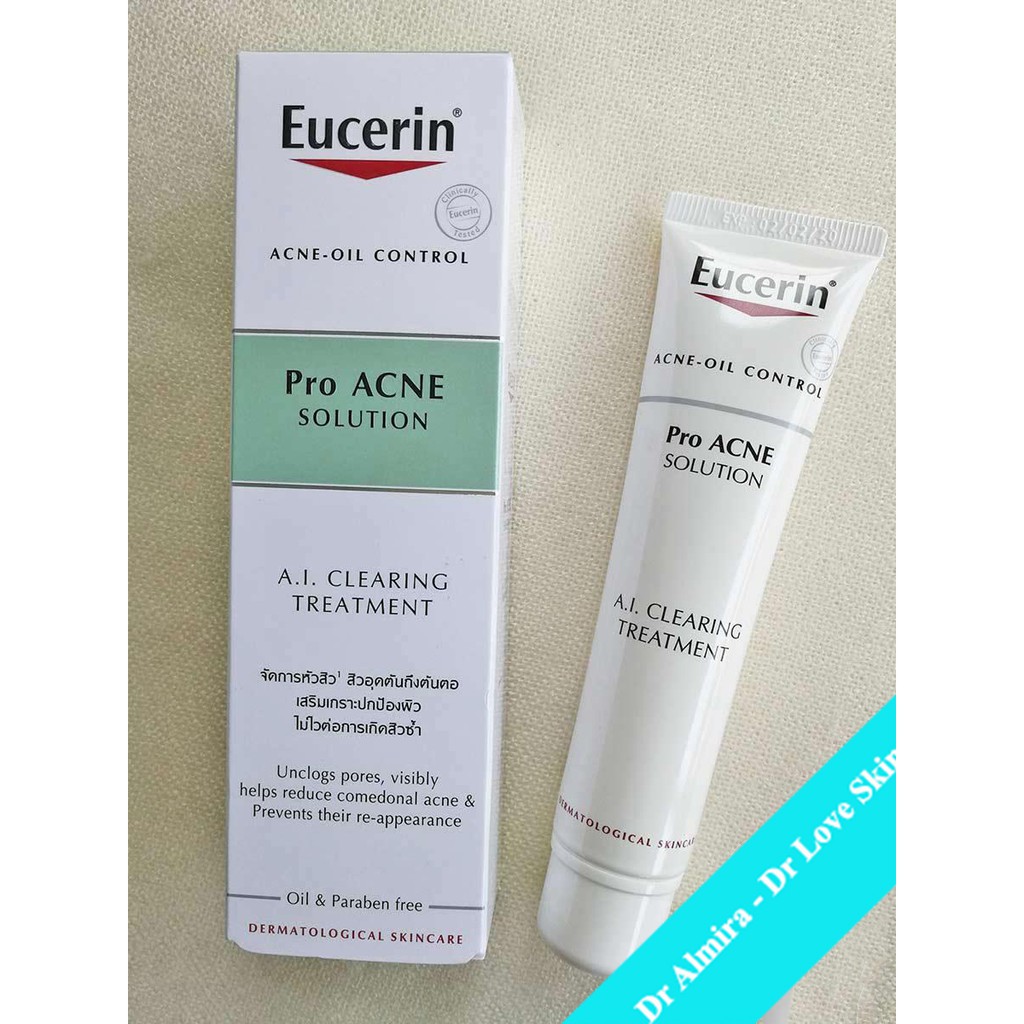 Kem thoa mụn EUCERIN ProAcne Solution AI Clearing Treatment 40ml