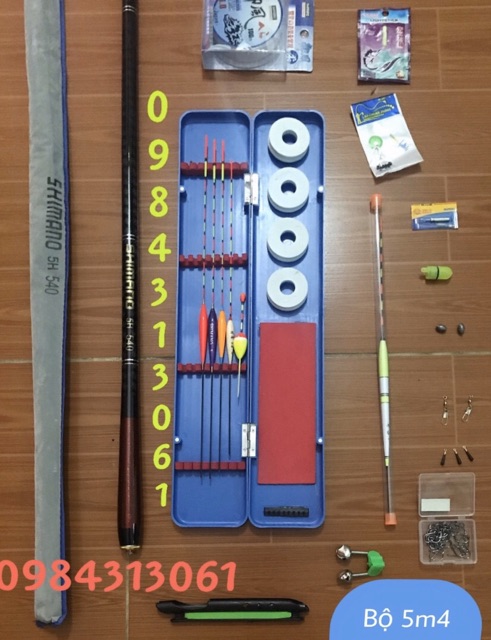 Xả bộ cần 14 món shimano 5h câu tay câu đài