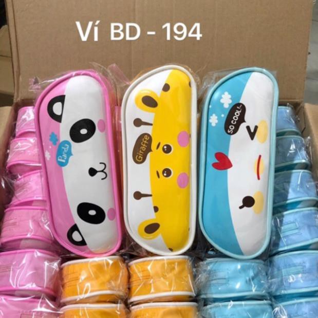 Ví BD 194 Đựng Đồ Dùng Học Sinh Nam Nữ - Chất Tráng Da .