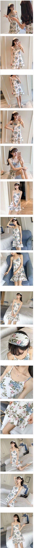Váy ngủ 2 dây cotton