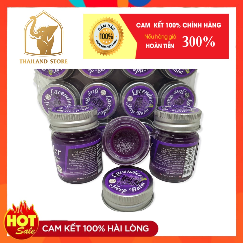 [hàng chính hãng] Dầu cù là lavender Otop Thái Lan giúp ngủ ngon 15gr