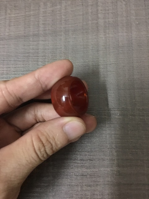 Nhẫn mã não tự nhiên size lớn