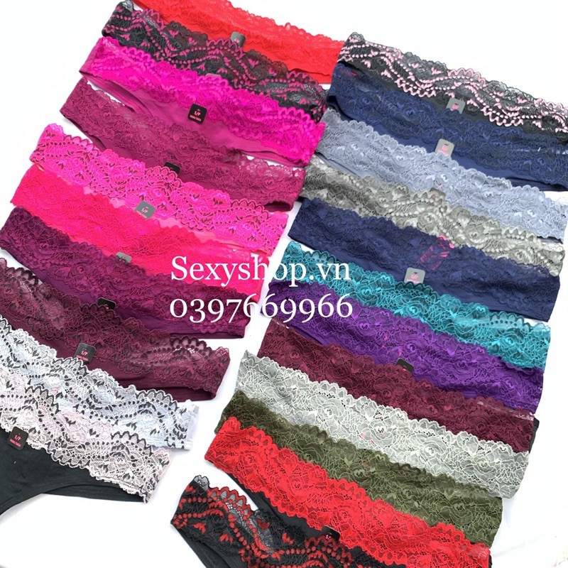 Quần lọt khe 100 mẫu size S cotton ultra soft lasenza