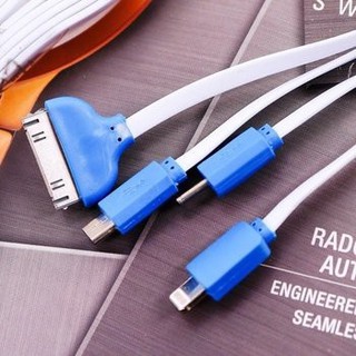Cáp sạc điện thoại Iphone 4,5-Samsung, IPAD, Chân Kim đa năng dài