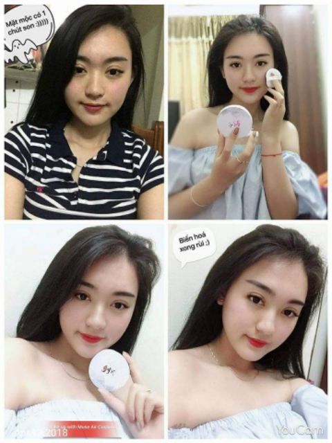 Phấn nước dinh dưỡng Muse 3 in 1 dưỡng trắng da, makup che khuyết điểm , chống nắng 50