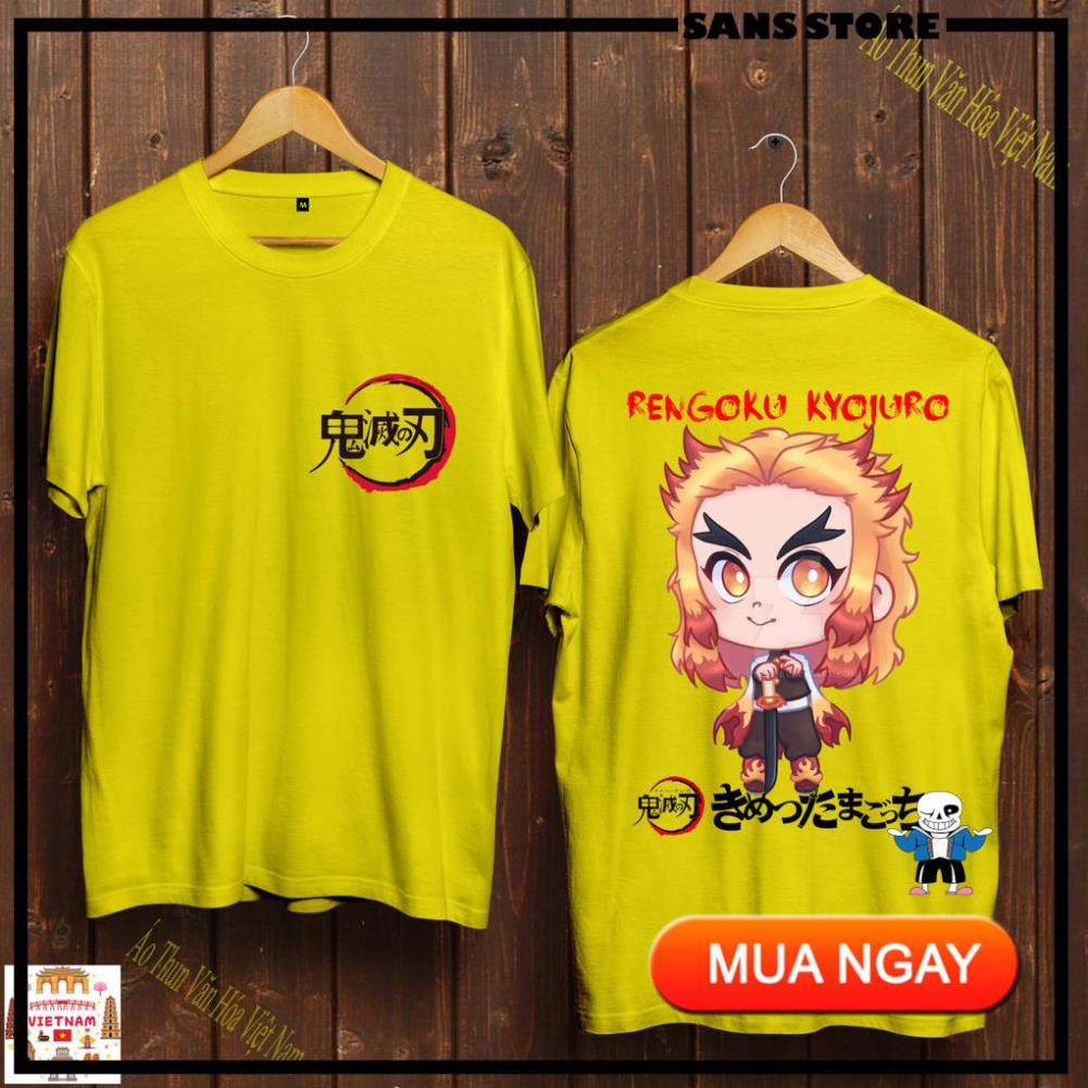 (SALE HOT) Áo Thun Rengoku Kyojuro - Viêm Trụ Rengoku Kyojuro - Kimetsu no Yaiba cực đẹp - KYO-01