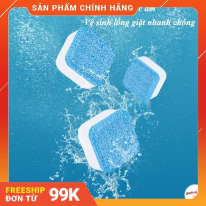 [Giảm 50%]  Hộp 12 Viên Tẩy Vệ Sinh Lồng Máy Giặt Diệt Khuẩn, Khử Mùi, Tẩy Chất Cặn Hiệu Quả- br00211