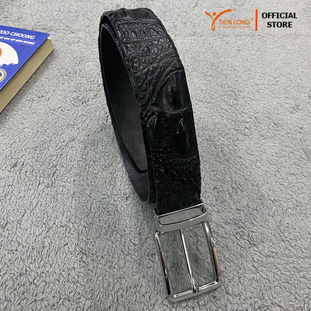 Thắt Lưng Nam da cá sấu đầu kim TIẾN CÔNG sang trọng TCN2003