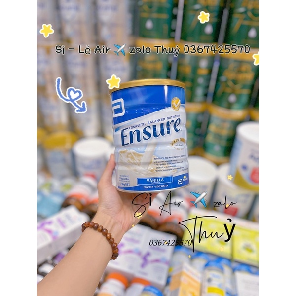 (Air ✈️ đủ bill) Sữa Ensure Úc loại 850g date 11/ 2023