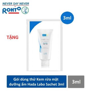 Sữa rửa mặt Hadalabo dưỡng ẩm 3ml