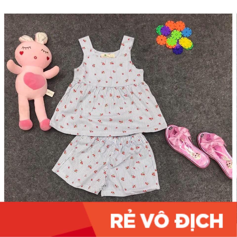 Bộ bé gái sát nách áo váy họa tiết size 1-10T. Cho bạn từ 10-32kg. Chất cotton mềm mịn thoáng mát (album 2)