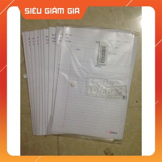 10 tập Giấy kiểm tra kẻ ngang Hồng Hà(tổng 50 tờ đôi) - khách sỉ ib