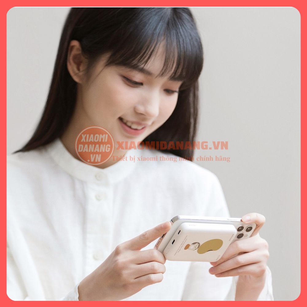 Sạc Dự Phòng Không Dây PD 20W SOLOVE W12 5000mAh,Sạc không dây từ tính Max 15W