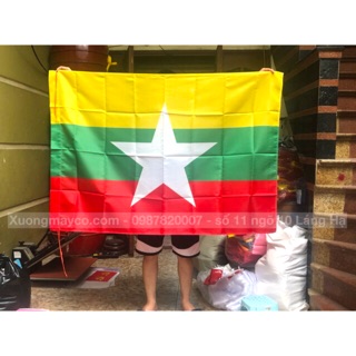 Cờ Quốc Kì Myanmar 1m x 1m5