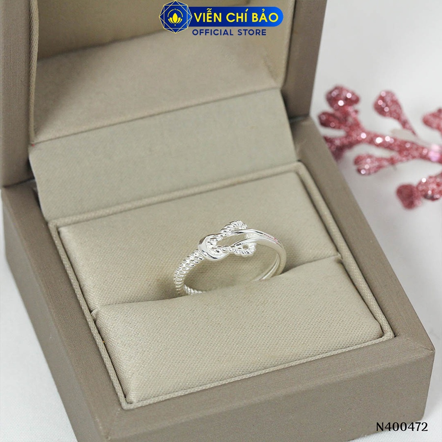 Nhẫn bạc nữ Nút thắt chất liệu bạc 925 thời trang phụ kiện trang sức Viễn Chí Bảo N400472