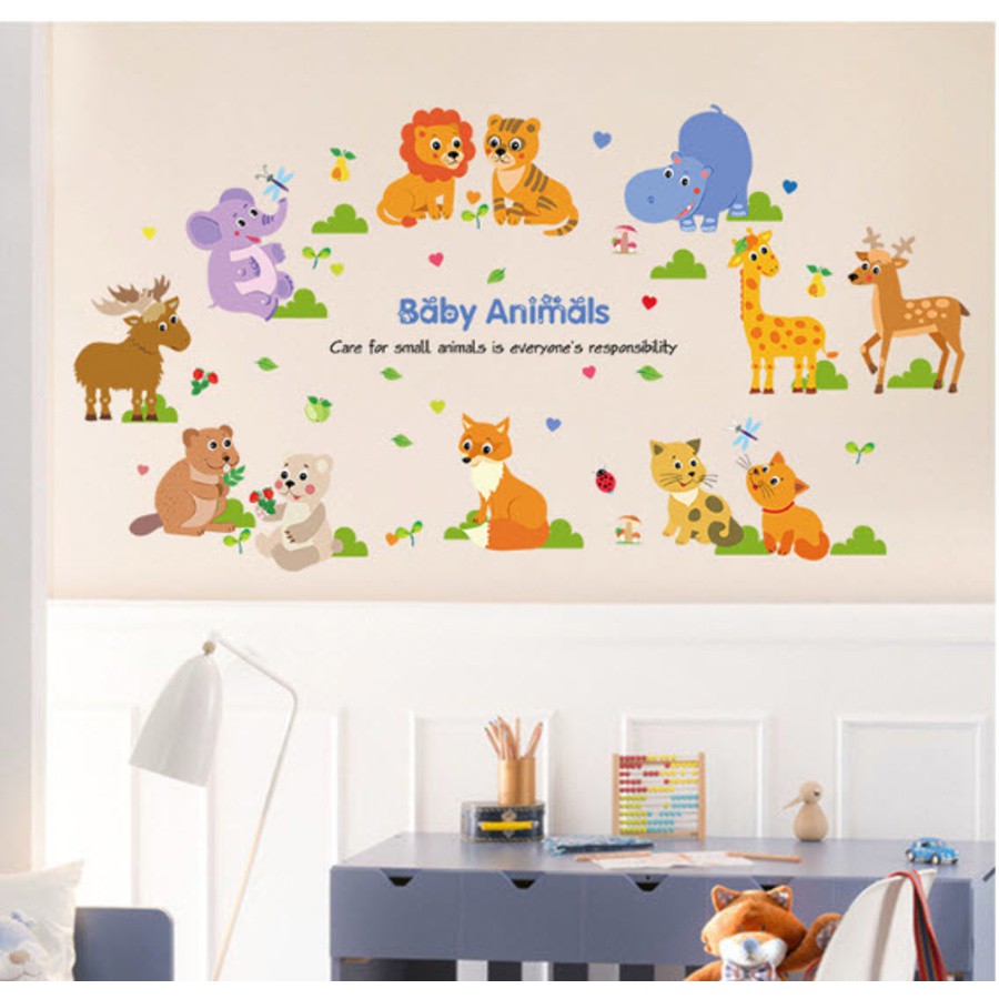 Decal dán tường cho bé - Giấy gián tường trang trí phòng ngủ cho bé - Nhiều mẫu và đa dạng về màu sắc - Tháo dán cực dễ