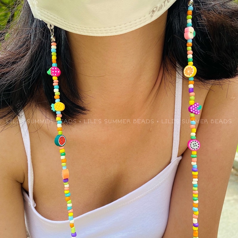 Dây đeo khẩu trang LILI SUMMER FRUITS MASK CHAIN - LILI'S SUMMER BEADS