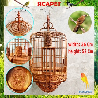 Lồng chim Họa Mi trạm khắc full đẹp, Lồng nuôi chim Họa Mi đẹp, Lồng chim đẹp SICAPET