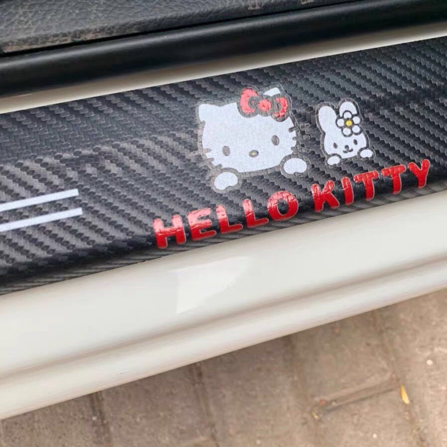 Dải Dán Sợi carbon Chống Trầy Trang Trí Xe Hơi