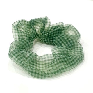 Scrunchies - cột tóc voan caro | y1213