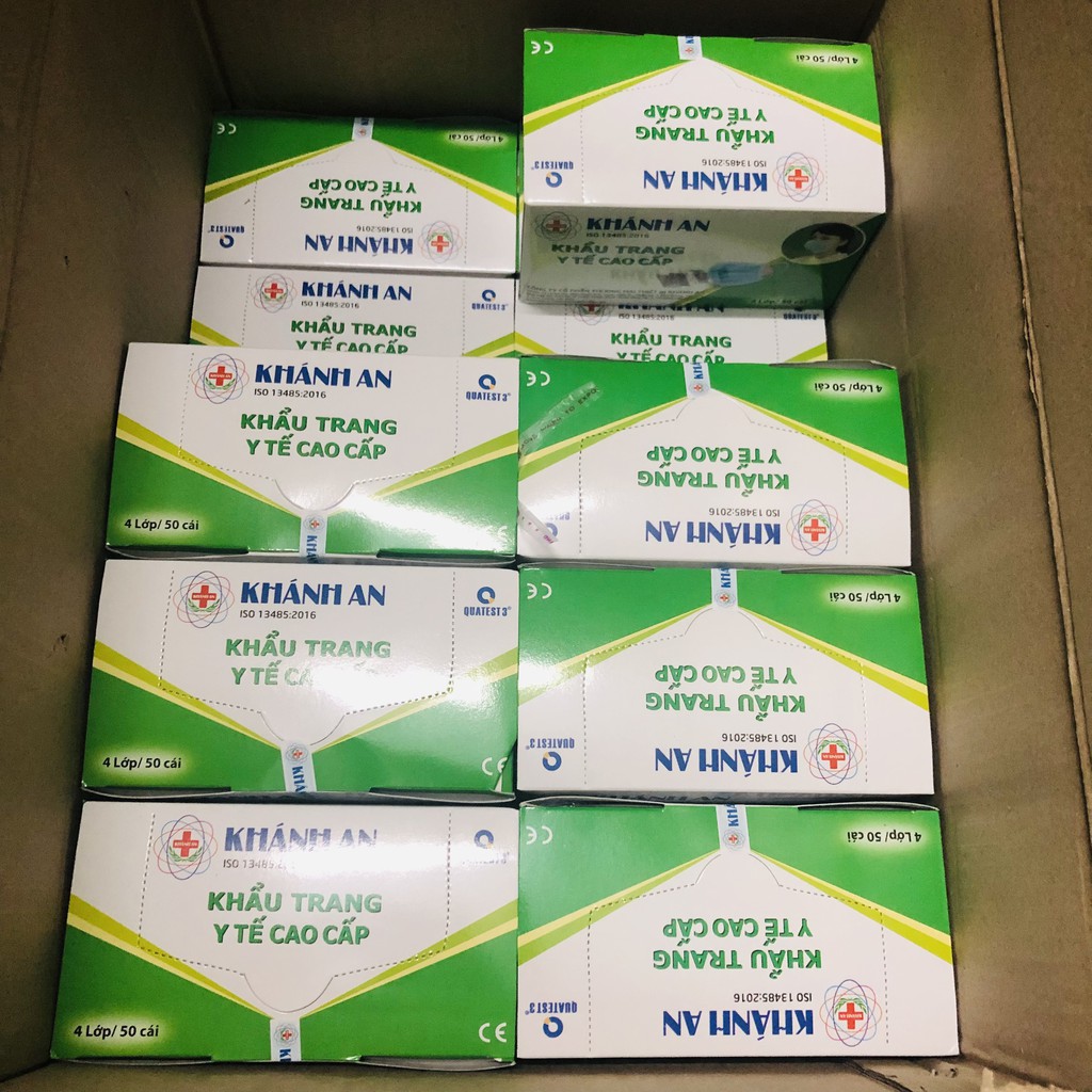 Sỉ khẩu trang thùng khẩu trang kháng khuẩn Khánh An KT1THUNG