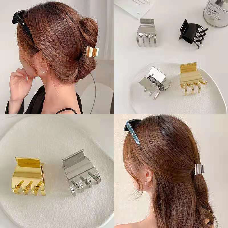 Kẹp Tóc Đuôi Ngựa Nhỏ Đơn Giản Bóng Bẩy Cố Định Mùa Hè Thông Thường Cho Nữ