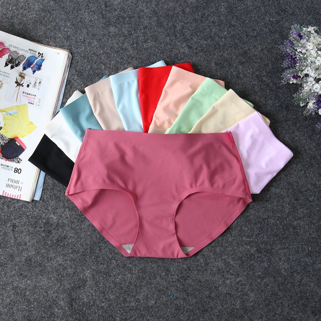 SUXI Quần lót không đường may màu trơn gợi cảm cho nữ