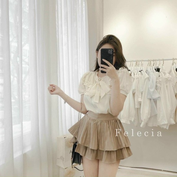 Chân Váy Ngắn, Chân Váy Xếp Ly 2 Tầng, Hàng Quảng Châu Loại 1 [Freeship] | BigBuy360 - bigbuy360.vn