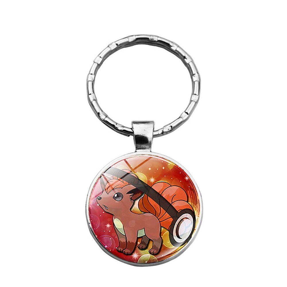 Rebuy1 Móc Khóa Xe Hơi Họa Tiết Nhân Vật Hoạt Hình Pokemon Sáng Tạo