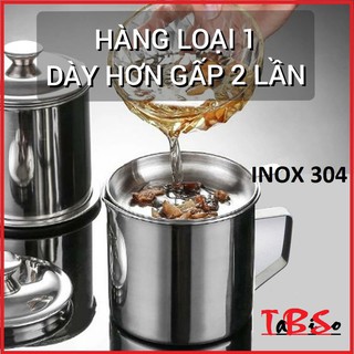 Bình lọc dầu ăn inox 304. lọc dầu ăn xả bỏ cặn, ca lọc dầu ăn, bình đựng dầu, hũ chứa đựng dầu mỡ lọc cặn dầu - tabiso