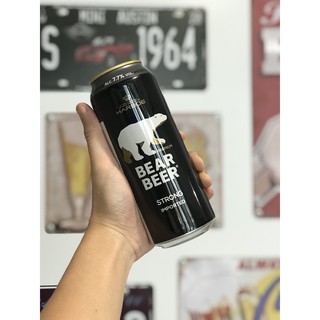 Bia gấu bear beer strong 7,7% - đức - lon 500ml - thùng 24 lon