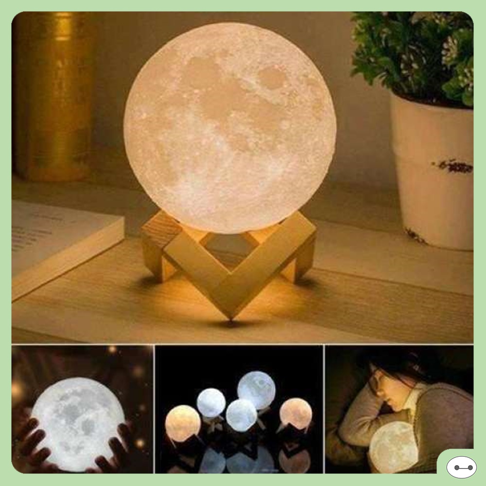 Đèn Ngủ Để Bàn Hình Mặt Trăng- Hàng Mới Về